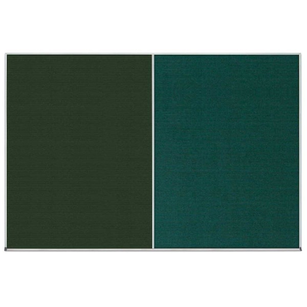 Enclosed Corkboard, 1 Door, 72"x48", 4" Fra